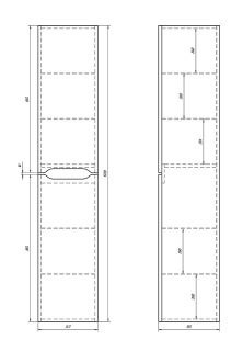 Dreja Пенал QL 35, белый лак